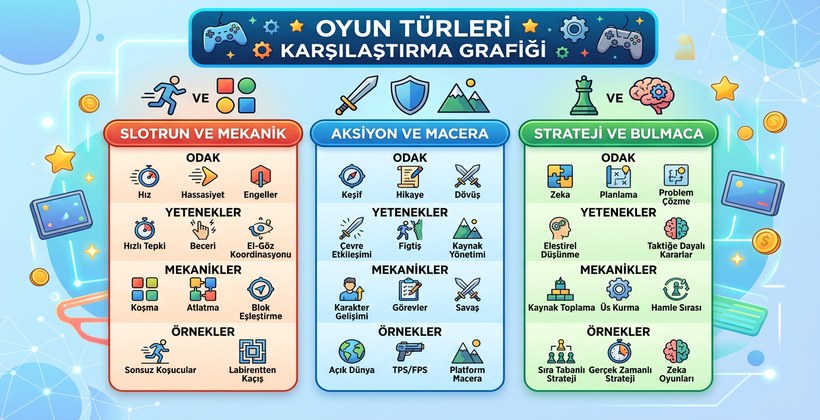 Slotrun oyun türleri ve özellikleri makale görseli