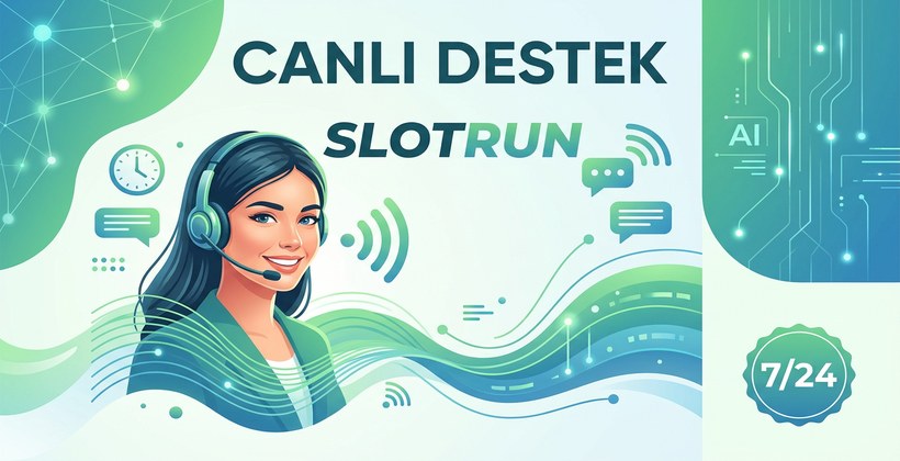 Slotrun canlı destek banner görseli
