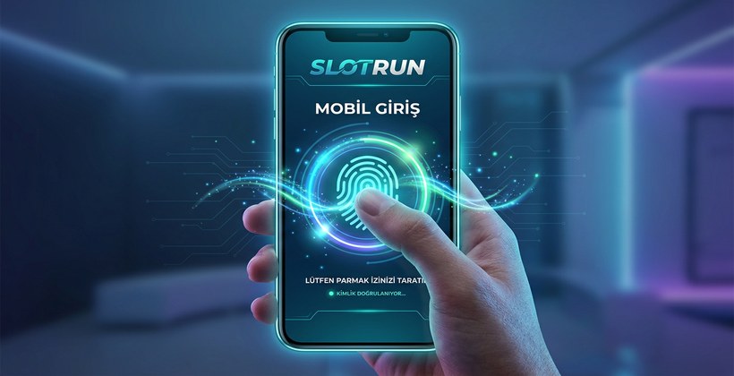 Slotrun mobil giriş ekranı görseli
